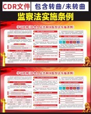 中华人民共和国监察法实施条例宣传栏素材