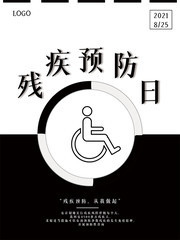 全国残疾预防日宣传海报