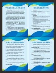 学校食堂制度牌