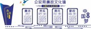 公安局廉政文化墙展板