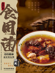 食用菌宣传海报