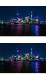 上海陆家嘴夜景灯光建筑图片素材
