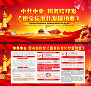 国家标准化发展纲要宣传栏
