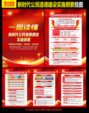 新时代公民道德建设实施纲要挂图
