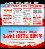 2021年世界艾滋病日主题宣传栏