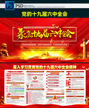 十九届六中全会展板下载