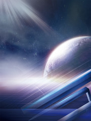 未来科技星空图片素材下载