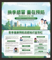 预防流感知识宣传栏