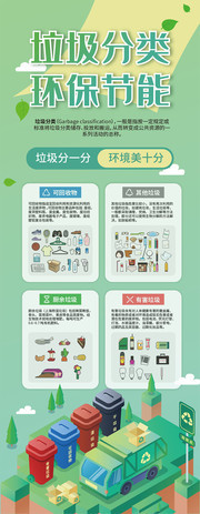 垃圾分类易拉宝展架