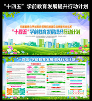 十四五学前教育发展提升行动计划宣传栏