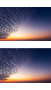 黎明时天空云彩素材