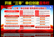 三零单位创建展板下载