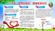 世界抗癌日健康教育知识宣传栏图片