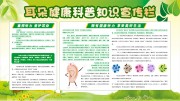 耳朵健康科普知识健康宣传栏下载