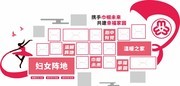 妇女之家温暖阵地照片墙文化墙