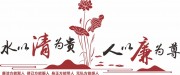 廉政文化墙展板