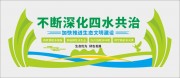 四水共治文化墙展板