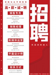 人才招聘海报图片素材