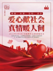 中国青年志愿者服务日海报