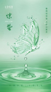 惊蛰节气海报