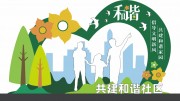文明城市主题雕塑展板图片