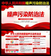 噪声污染防治法宣传栏