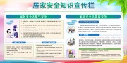居家安全知识宣传栏图片下载