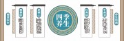 传统中医四季养生文化墙图片
