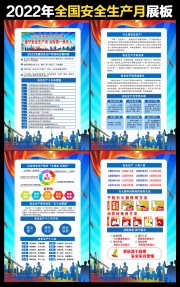 2022安全生产月挂图素材