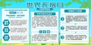 世界无烟日宣传栏图片素材