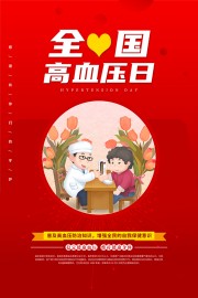 全国高血压日宣传海报