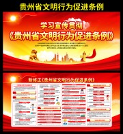 贵州省文明行为促进条例宣传栏