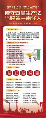 安全生产展架设计图片下载