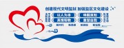 文明监狱文化墙展板