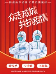 预防新冠病毒防疫海报