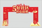 房地产售楼处拱门设计