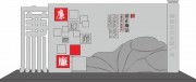 莲叶清正廉洁户外景观党建雕塑