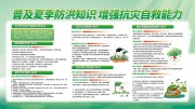 夏季防洪知识宣传栏