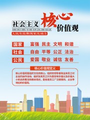 社会主义核心价值观海报