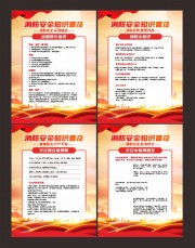 消防安全知识展板图片下载