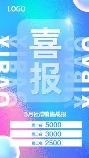 销售喜报图片素材