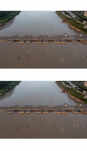 济南泺口浮桥图片