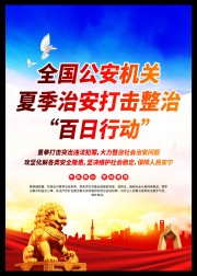 深入开展夏季治安打击整治百日行动图片