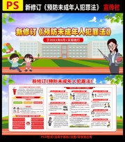 新修订预防未成年人犯罪法宣传栏