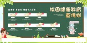 校园健康教育洗手科普展板图片