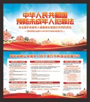 预防未成年人犯罪法宣传栏图片
