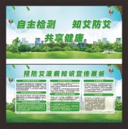 预防艾滋病知识宣传栏