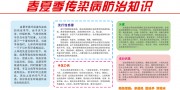 春夏季传染病预防知识宣传栏图片