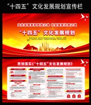 十四五文化发展规划宣传栏