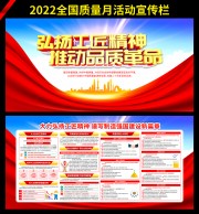 全国质量月活动宣传栏